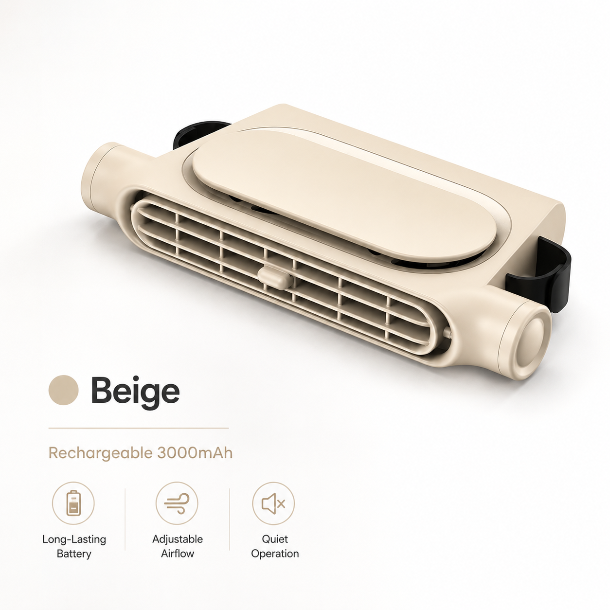 Instant Cooling Car Seat Fan Relief For Hot Days
