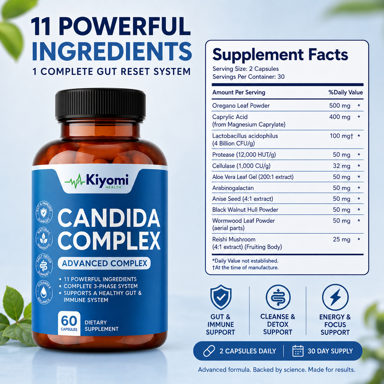 Candida Cleanse: White Tongue & Gut Balance Kit