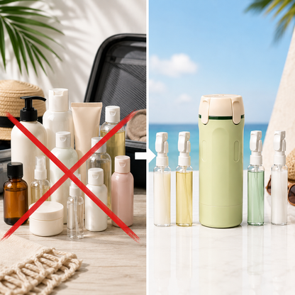 4-in-1 Travel Dispenser Bottle