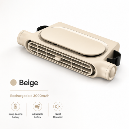 Instant Cooling Car Seat Fan Relief For Hot Days