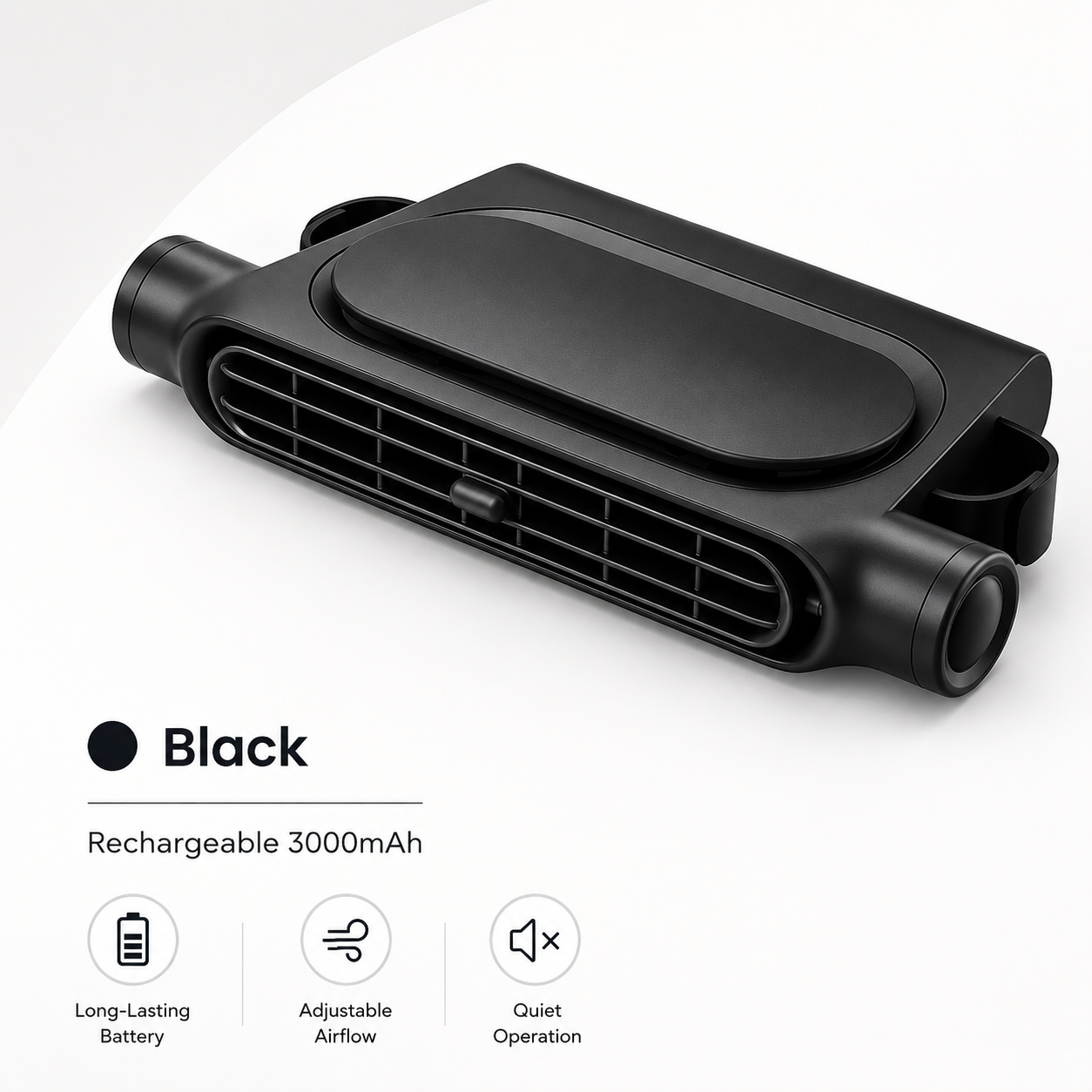 Instant Cooling Car Seat Fan Relief For Hot Days