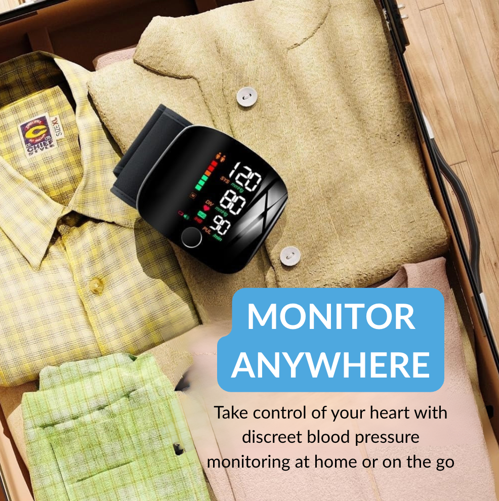Smart Wrist Blood Pressure Monitor
