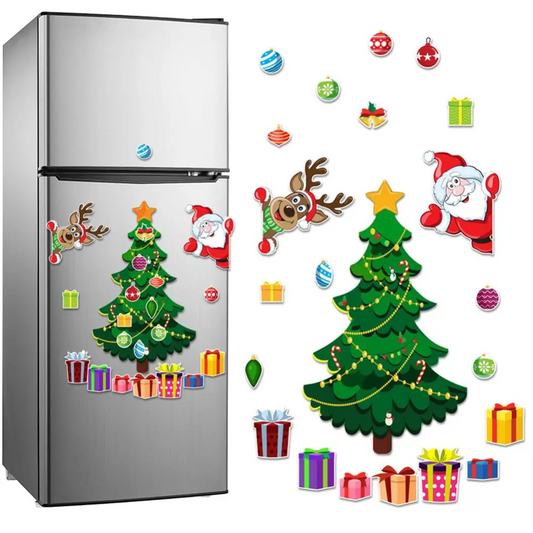 Christmas Themed Magnetic Stickers Tree