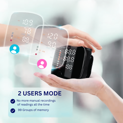 Smart Wrist Blood Pressure Monitor