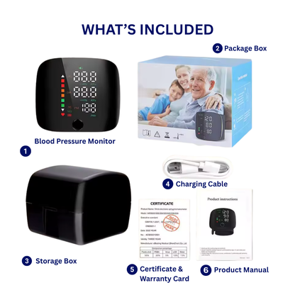 Smart Wrist Blood Pressure Monitor