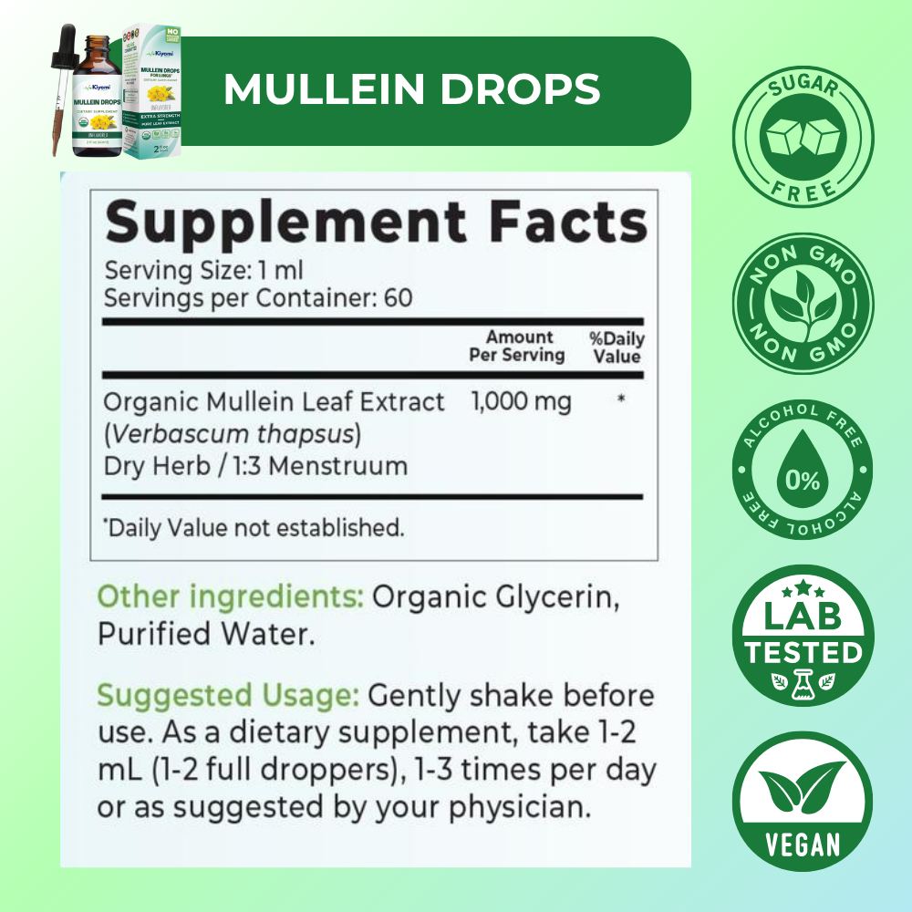 Mullein Drops - Clear Lungs